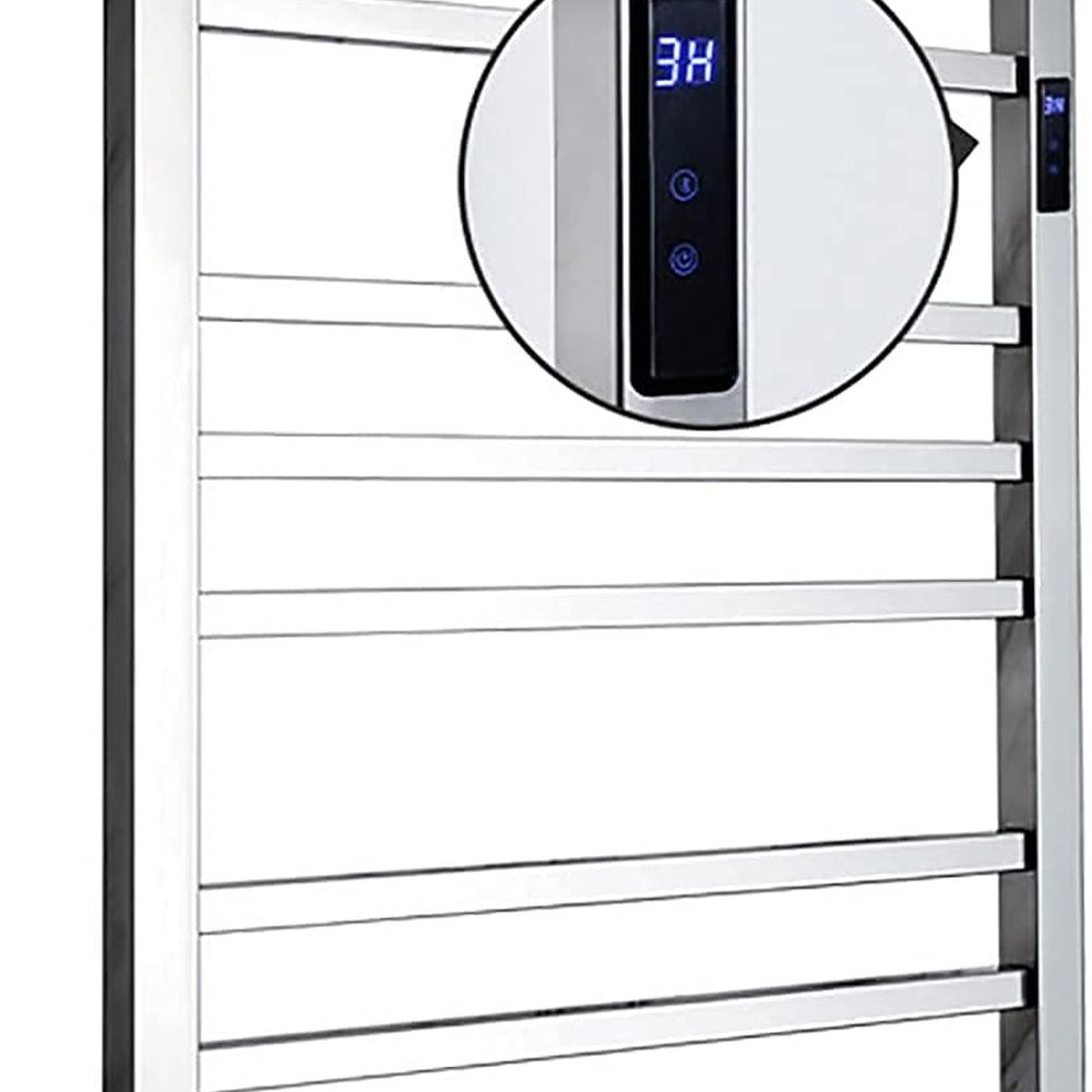 Towel Bar Stainless - Elektryczny podgrzewacz do ręczników, z timerem,