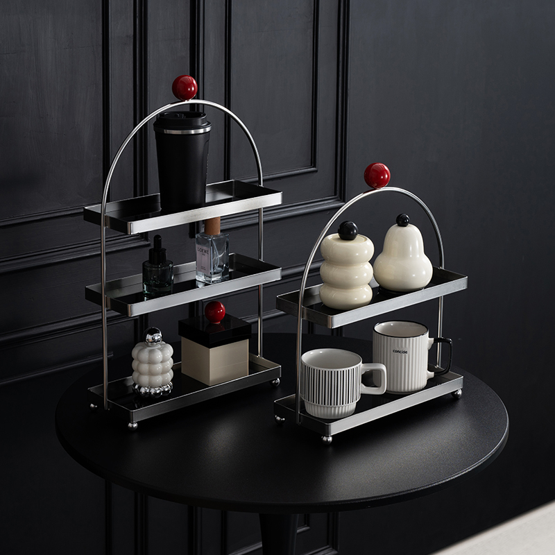 Home Essentials Bathroom Rack - Organizer na biurko, stojak na kubki