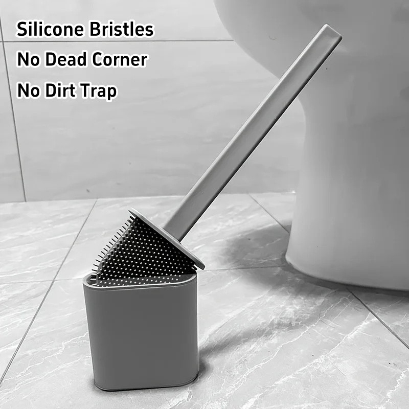Toilet Brush Holder - Szczotka do WC z silikonową podstawą,