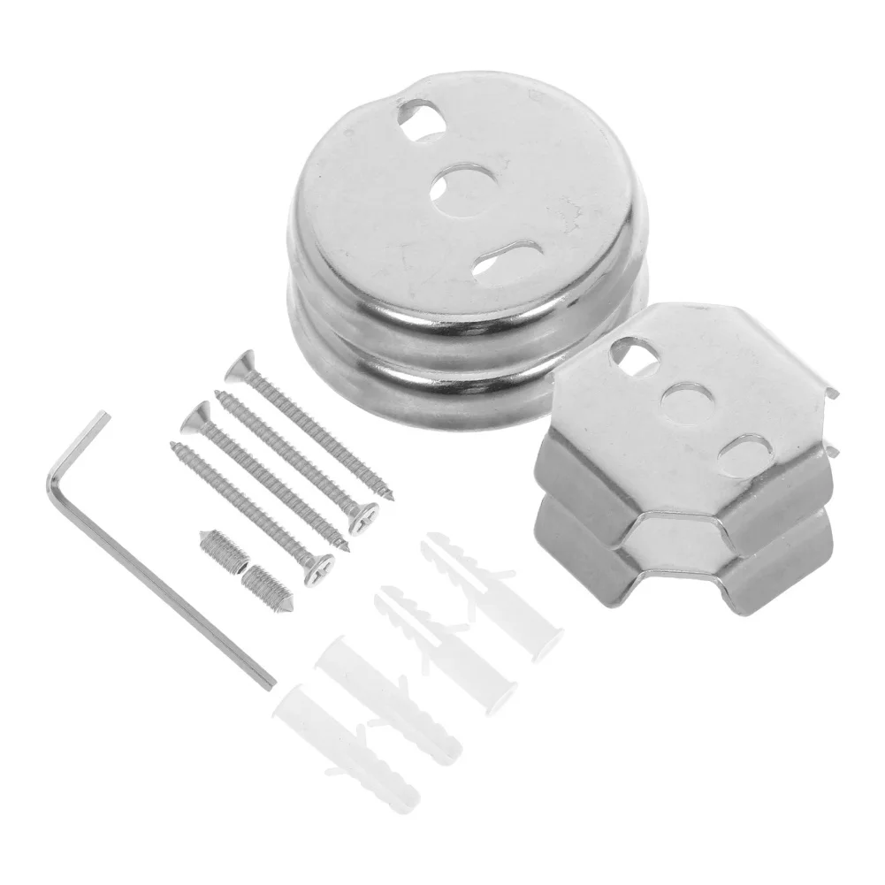 Towel Bar Stainless - 15-częściowy zestaw montażowy ze stali nierdzewnej