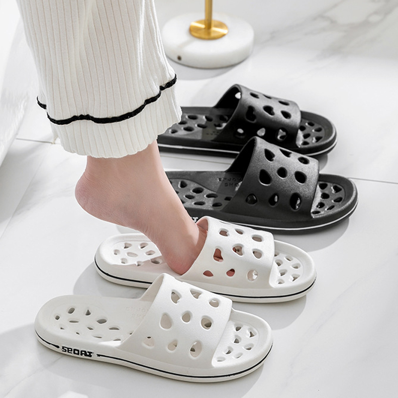 Home Bathroom Size - Klapki domowe damskie chmurki ażurowe letnie