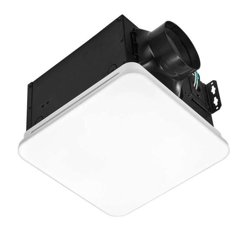 Home Bathroom Vent Fans - Wentylator łazienkowy z oświetleniem LED, 80