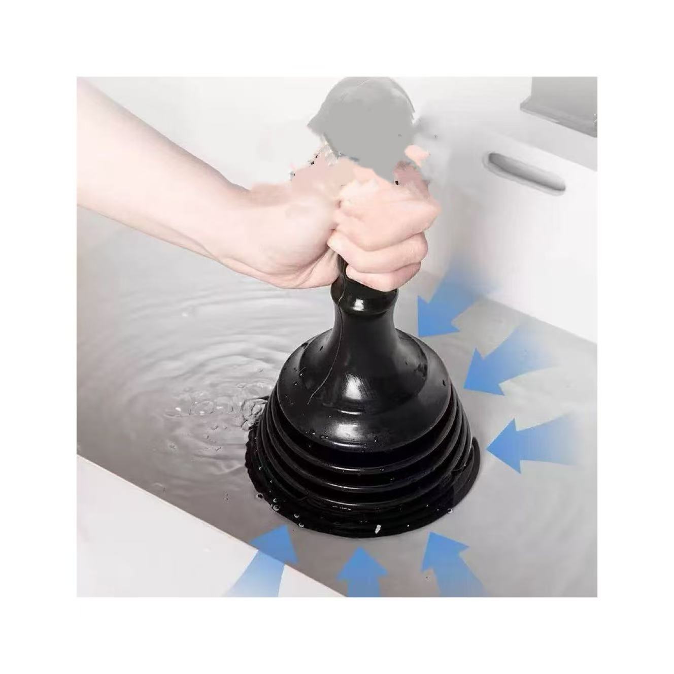 Plunger Toilet - Przepychacz do rur zlewozmywakowych, kuchennych i