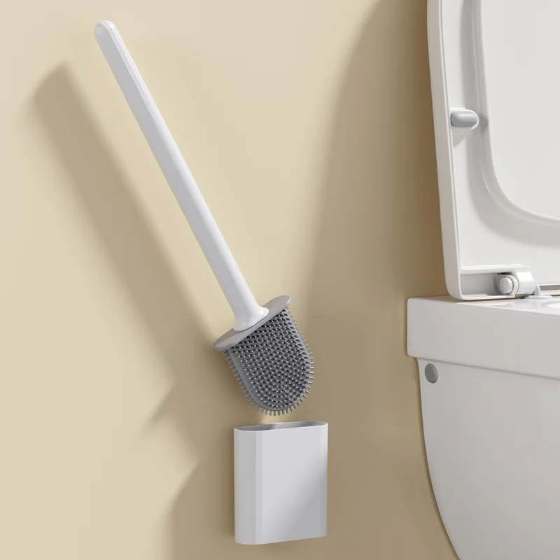 Toilet Brush Holder - Wodoodporna szczotka do WC z miękkim