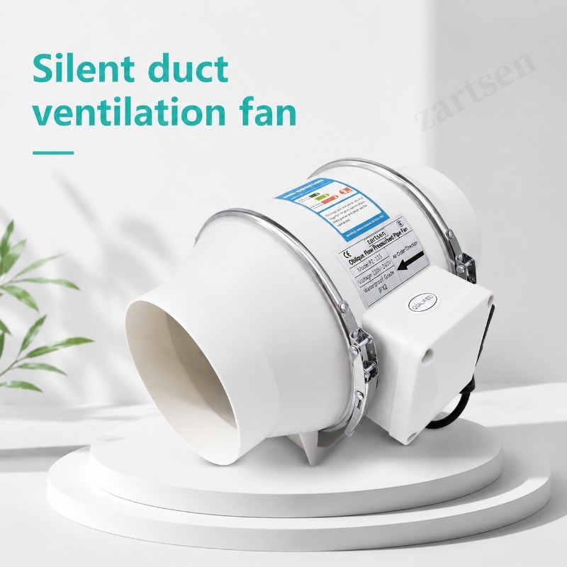 Home Bathroom Vent Fans - Wentylator kanałowy o mieszanej przepustowości 4/5/6