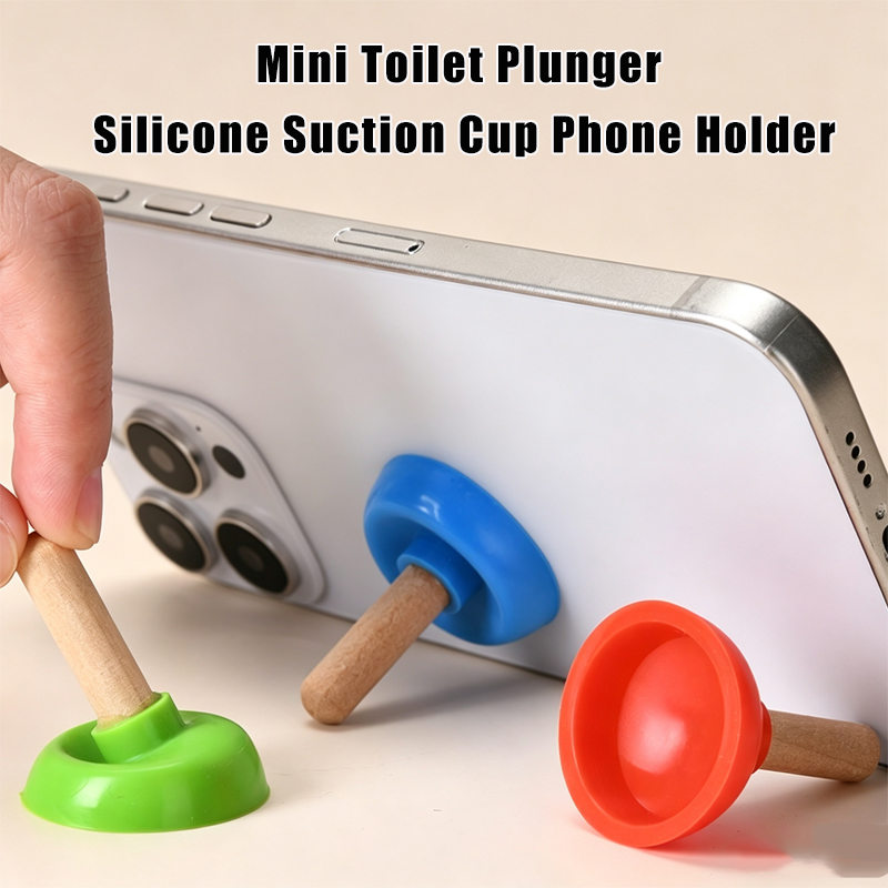 Plunger Toilet - Zabawny uchwyt na telefon w kształcie