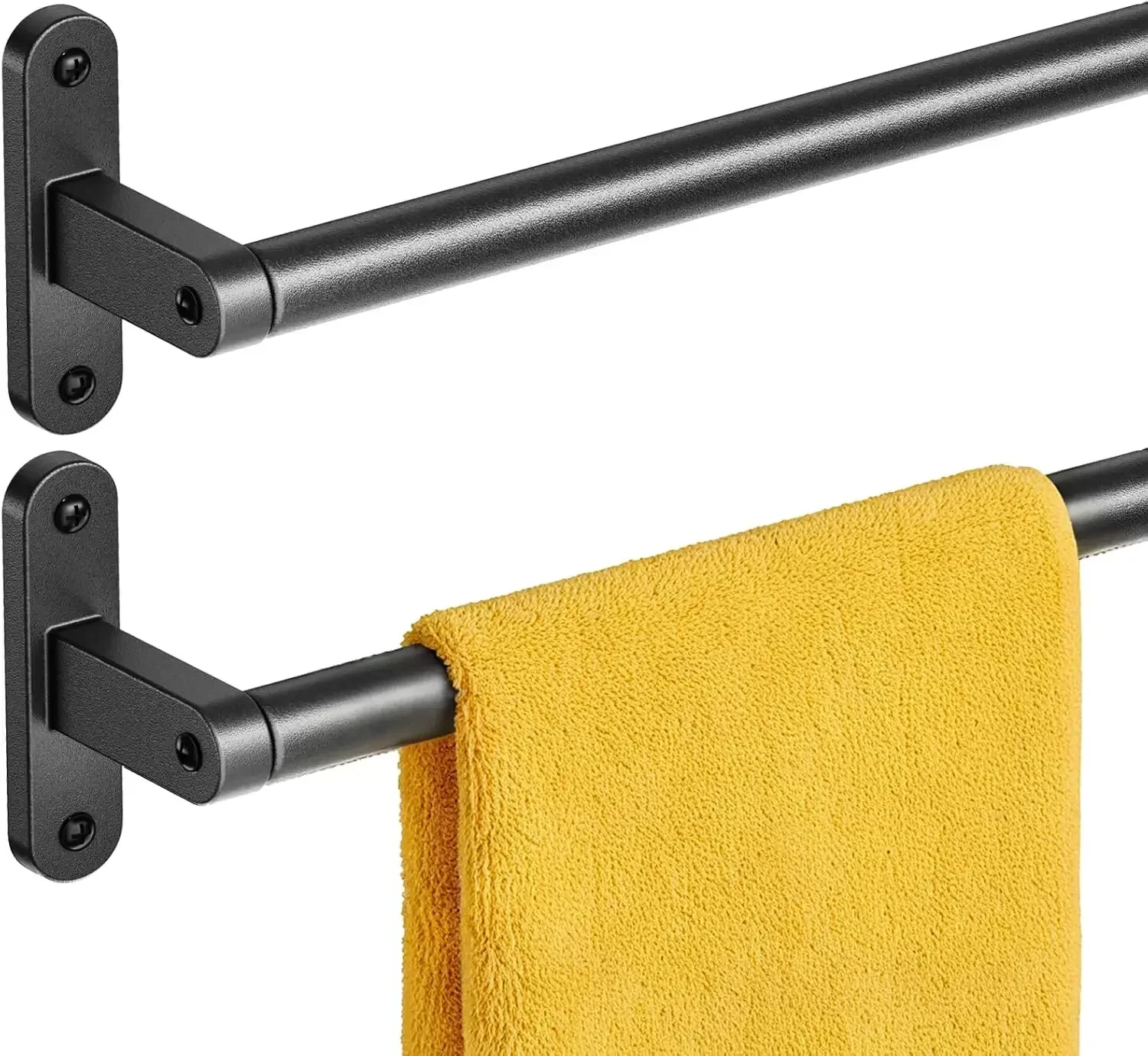 Matowy czarny wieszak na ręczn – Home Essentials Bathroom Rack recenzja i cena
