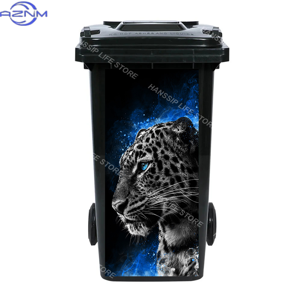 Naklejka na kosz na śmieci z m – Home Bathroom Trash Can recenzja i cena