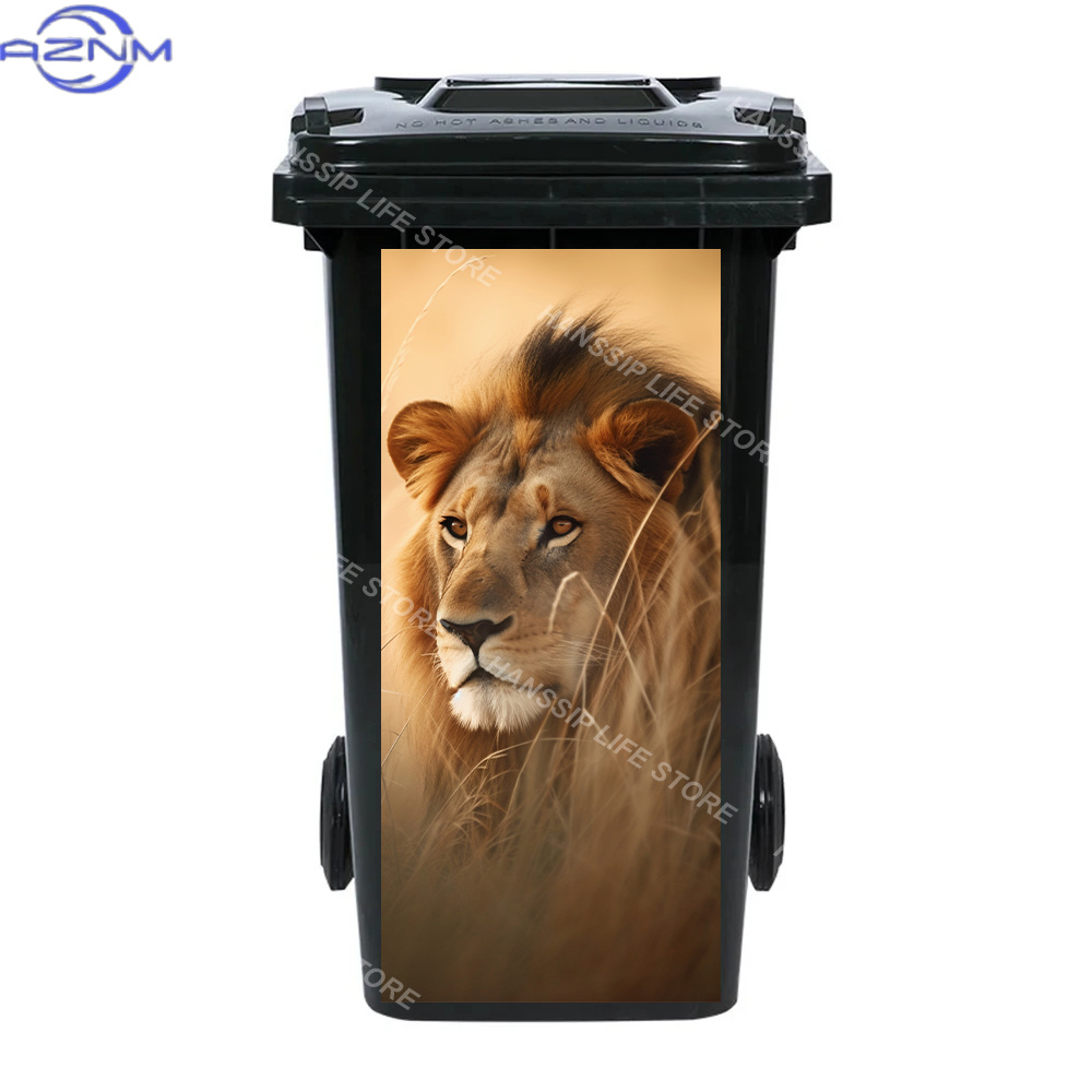 Naklejka na kosz na śmieci z m – Home Bathroom Trash Can recenzja i cena