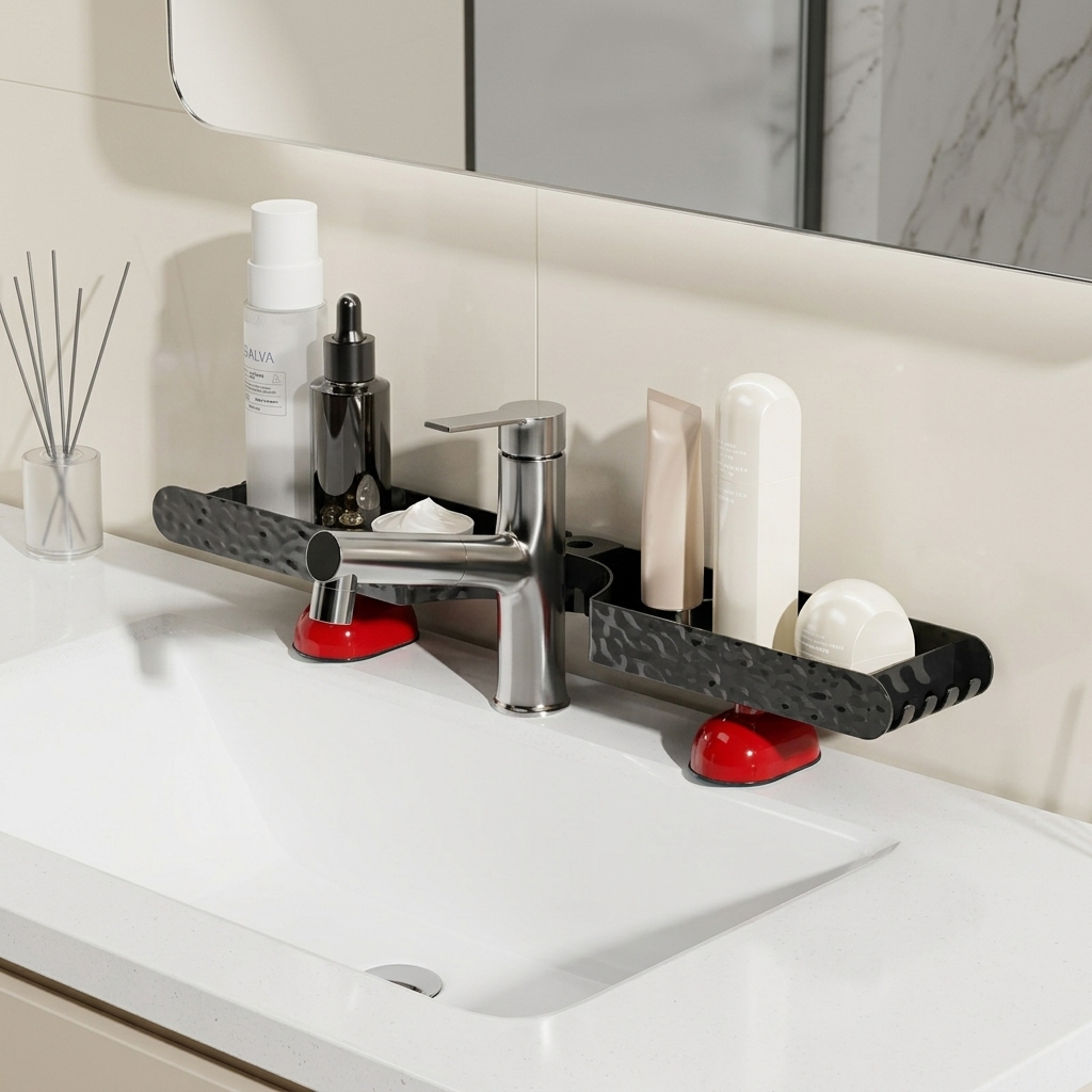 Organizer do łazienki, półka n – Home Essentials Bathroom Rack recenzja i cena