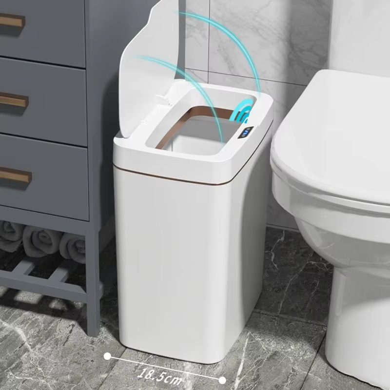 15L Wąski Inteligentny Kosz na – Home Bathroom Trash Can recenzja i cena