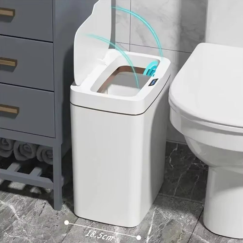 15L Wąski Inteligentny Kosz na – Home Bathroom Trash Can recenzja i cena