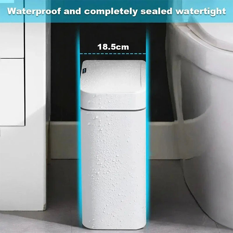 15L Wąski Inteligentny Kosz na – Home Bathroom Trash Can recenzja i cena