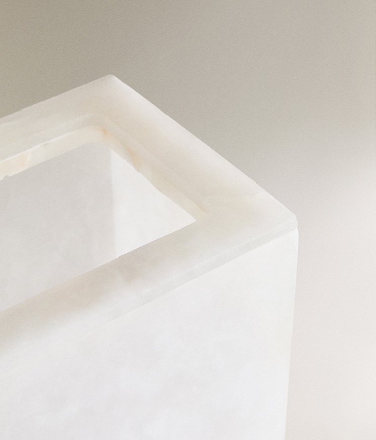 Kosz na śmieci z kamienia natu – Home Bathroom Trash Can recenzja i cena
