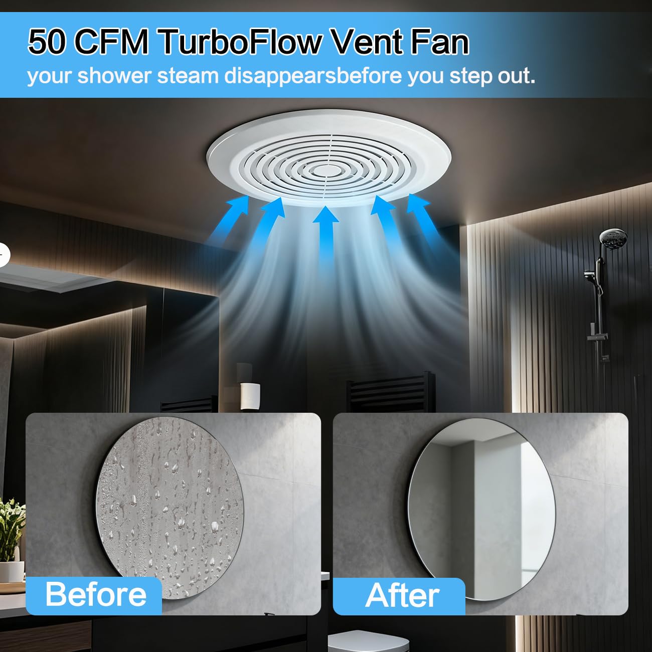 Wentylator łazienkowy V2262-50 – Home Bathroom Vent Fans recenzja i cena