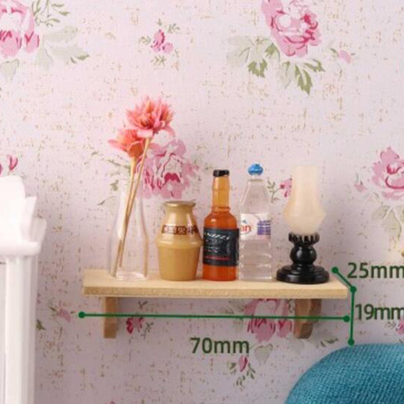 1 szt. 1:12 Drewniana półka śc – Home Bathroom Decor recenzja i cena