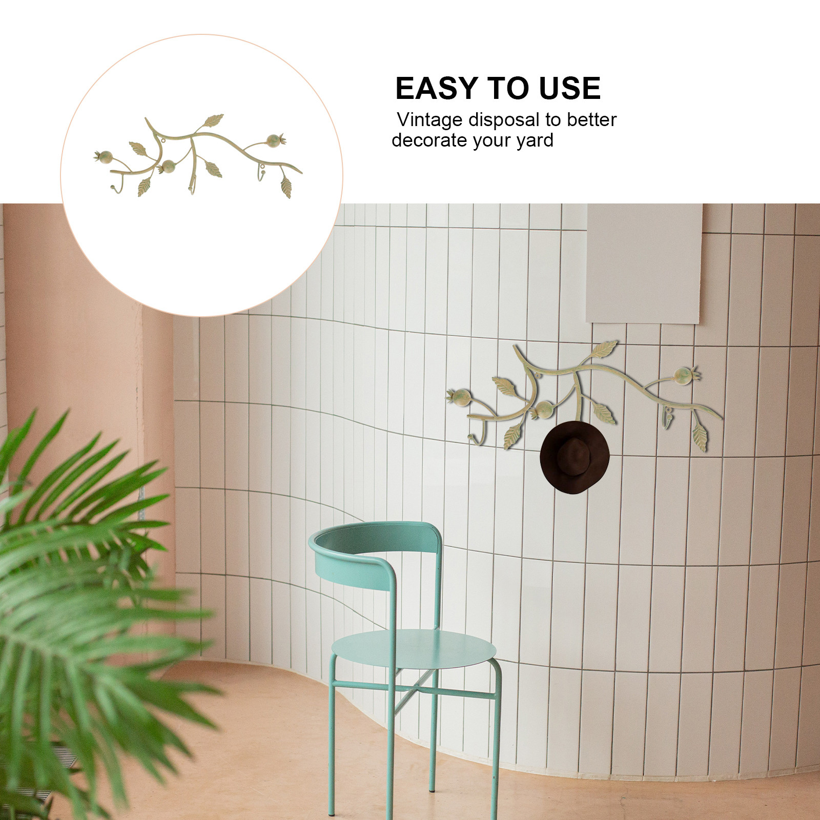 1 szt. Żelazny haczyk w stylu  – Home Bathroom Decor recenzja i cena