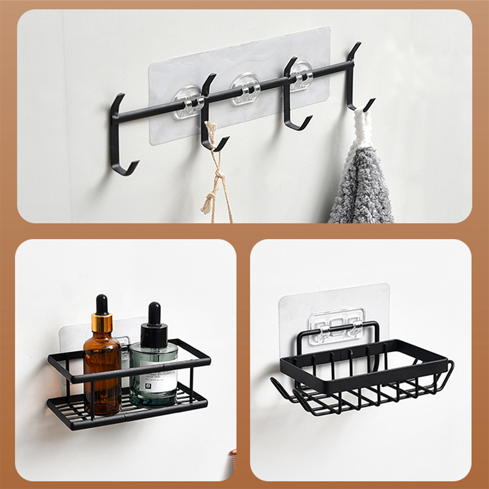 Organizer do łazienki, zestaw  – Home Essentials Bathroom Rack recenzja i cena