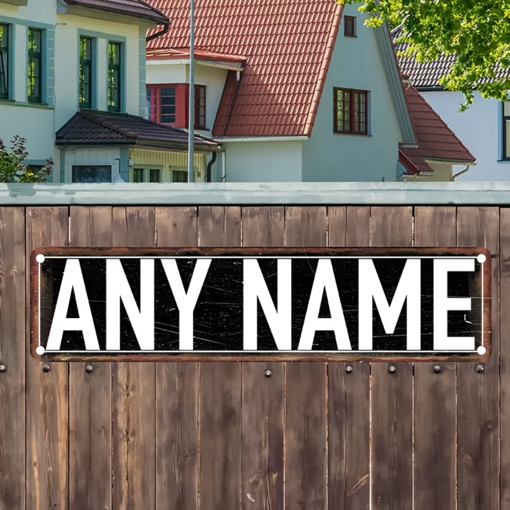 Płaska tabliczka uliczna 2D z  – Home Bathroom Decor recenzja i cena