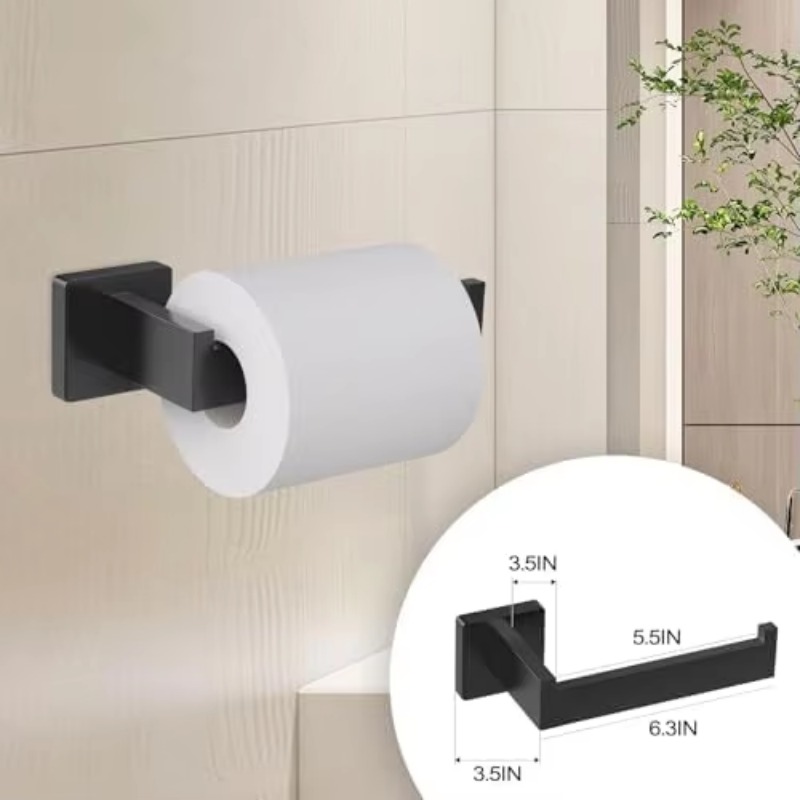 Matowy czarny zestaw akcesorió – Towel Bar Stainless recenzja i cena
