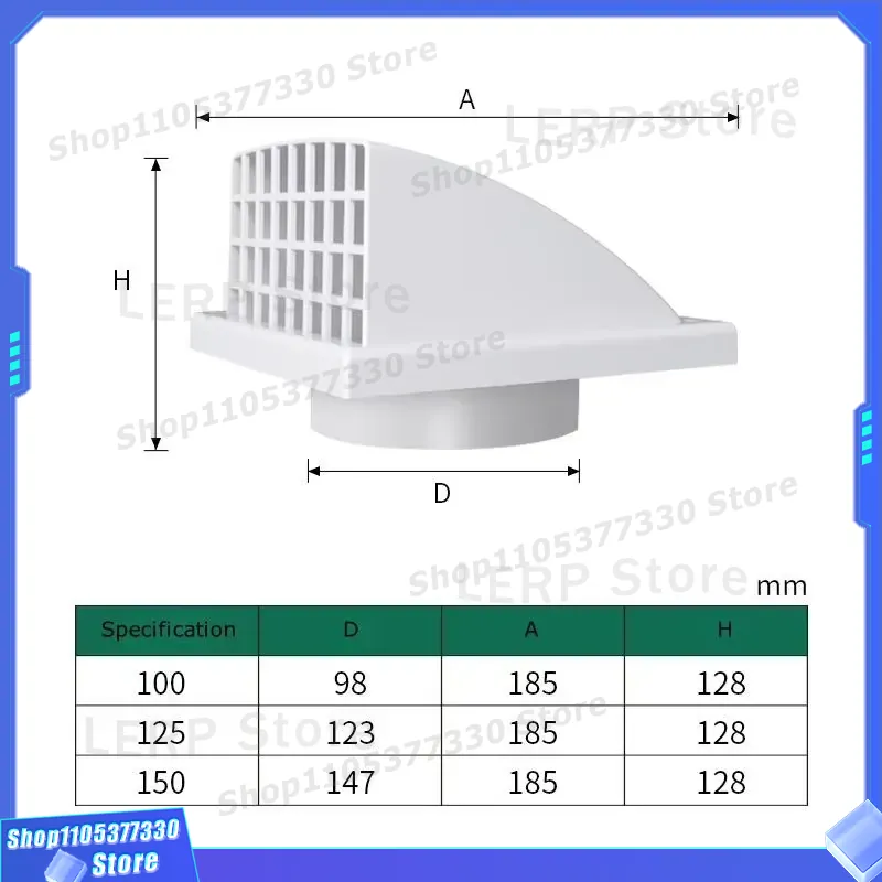 Elastyczna kratka wentylacyjna – Home Bathroom Vent Fans recenzja i cena