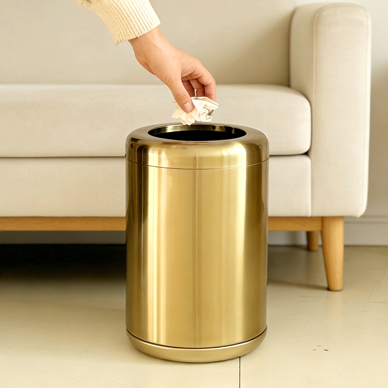 8L/2.4gal Nowy Złoty Kosz na Ś – Home Bathroom Trash Can recenzja i cena