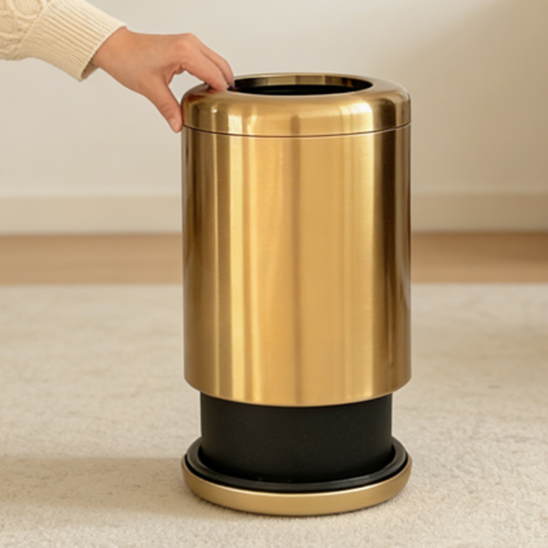 8L/2.4gal Nowy Złoty Kosz na Ś – Home Bathroom Trash Can recenzja i cena