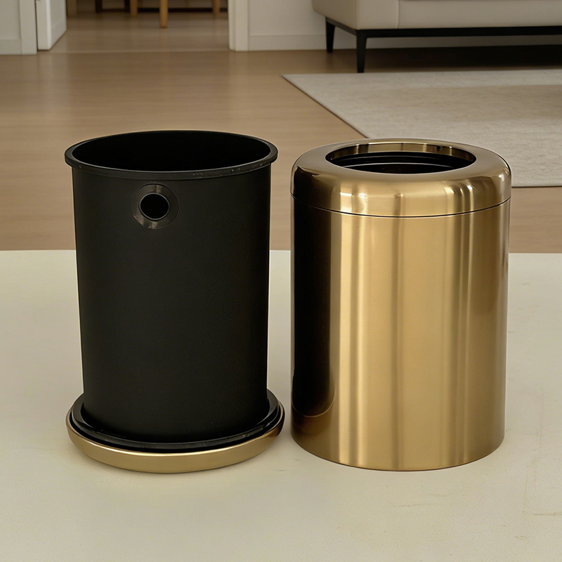 8L/2.4gal Nowy Złoty Kosz na Ś – Home Bathroom Trash Can recenzja i cena