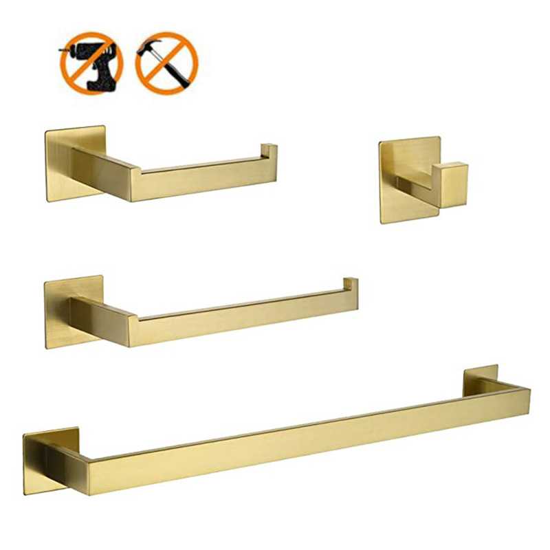 4-częściowy zestaw złotych akc – Towel Bar Stainless recenzja i cena