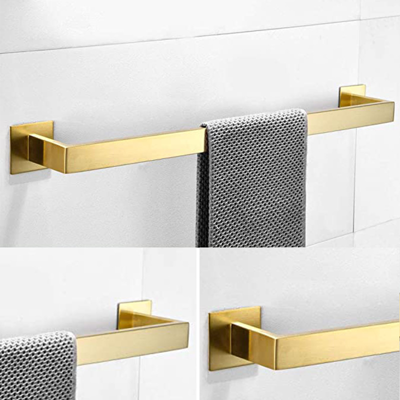 4-częściowy zestaw złotych akc – Towel Bar Stainless recenzja i cena