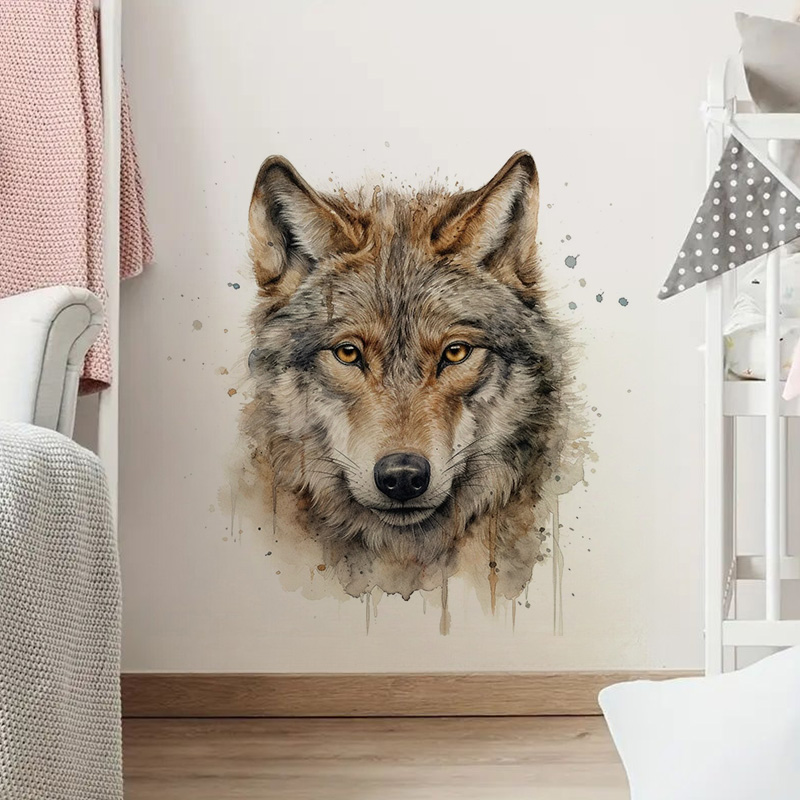 Naklejki ścienne z wilkiem, na – Home Bathroom Window recenzja i cena