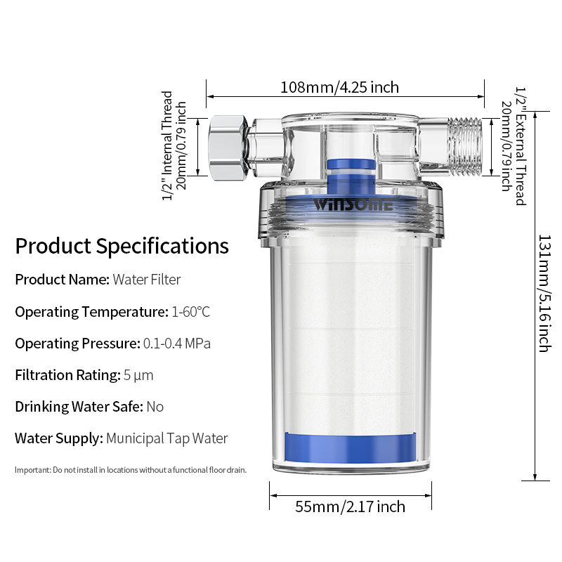 Domowy system filtracji wstępn – Home Bathroom Water Filter recenzja i cena