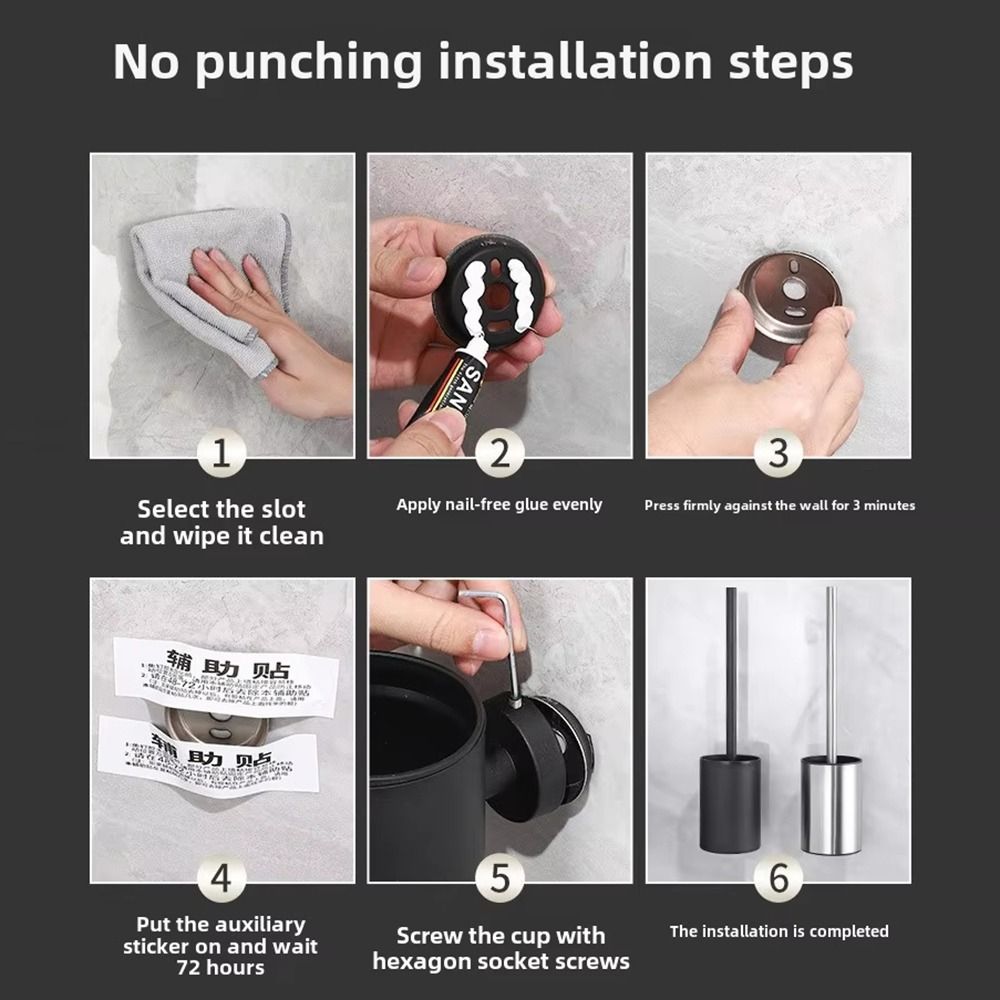 Zestaw szczotek toaletowych ze – Toilet Brush Holder recenzja i cena