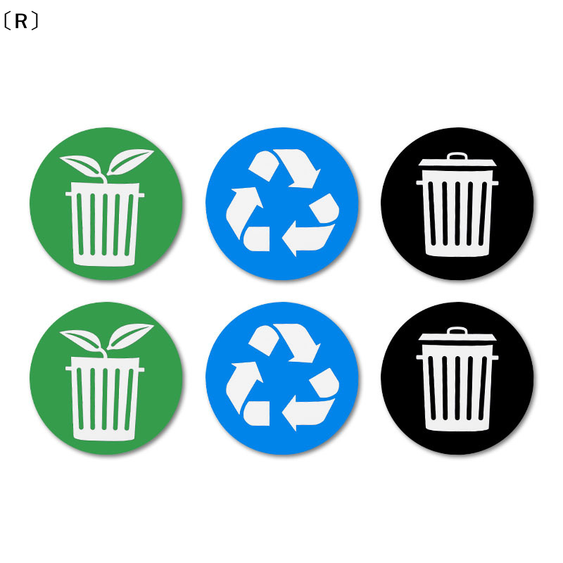〔R〕6 szt. Średnica 10 cm Nakle – Home Bathroom Trash Can recenzja i cena