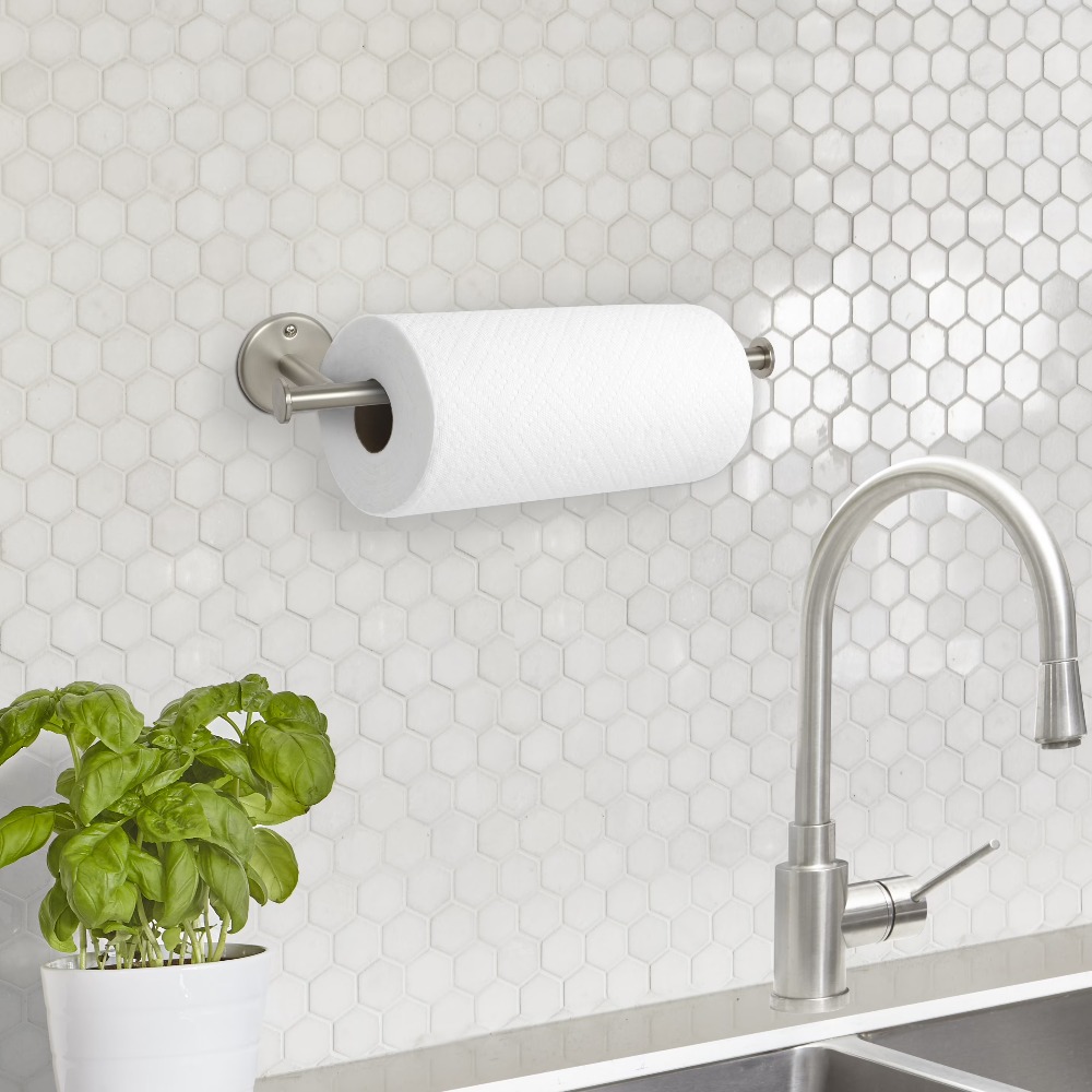 Metalowy uchwyt na ręczniki pa – Home Bathroom Paper Towel Dispenser recenzja i cena