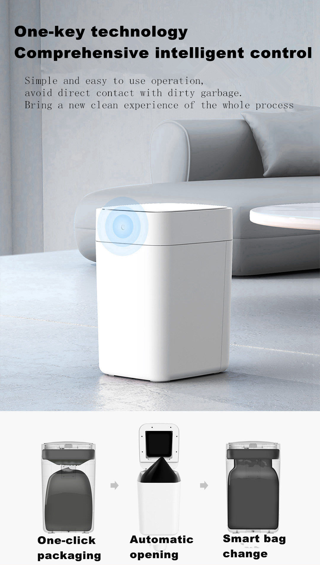 Townew T1S Inteligentny czujni – Home Bathroom Trash Can recenzja i cena