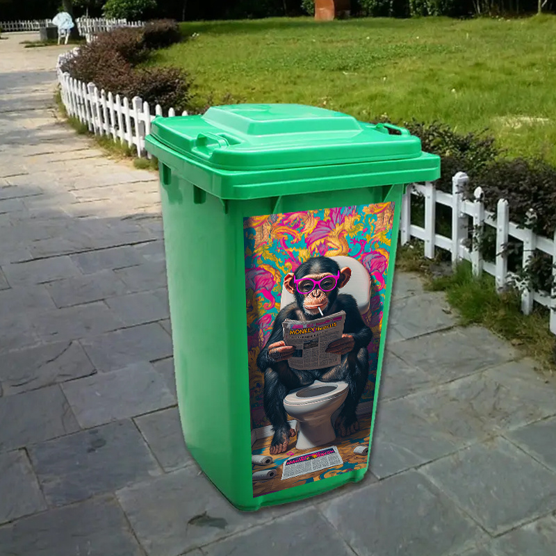Zabawna naklejka na kosz na śm – Home Bathroom Trash Can recenzja i cena