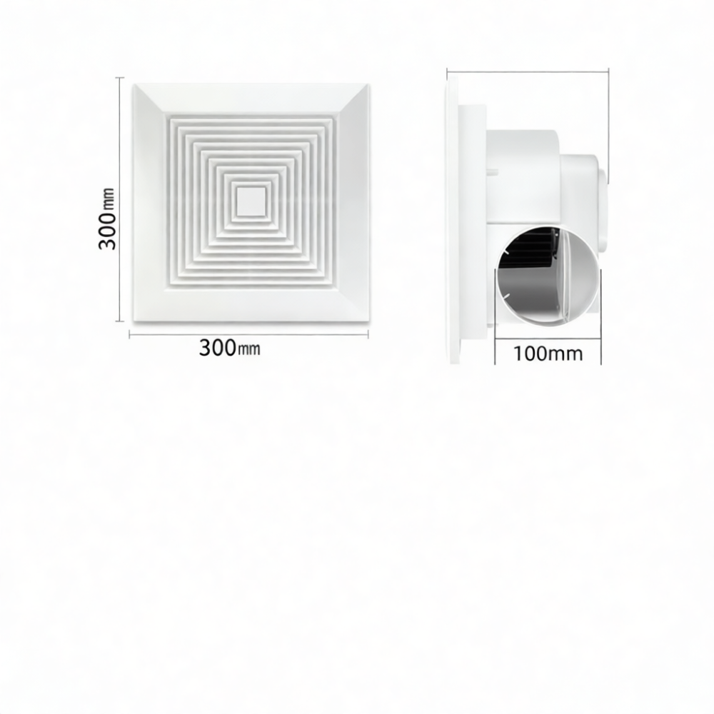 Mocny, wbudowany wentylator su – Home Bathroom Vent Fans recenzja i cena