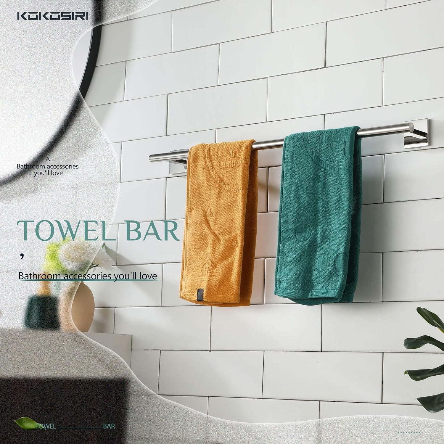 Pojedynczy wieszak na ręcznik  – Towel Bar Stainless recenzja i cena
