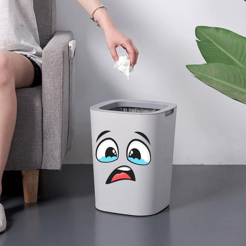 4 szt. Zdejmowalne naklejki na – Home Bathroom Trash Can recenzja i cena